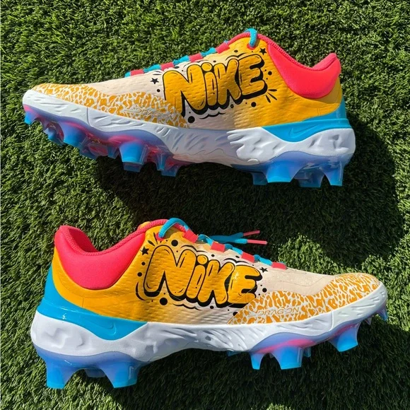 Nike X RBI Nike Alpha Huarache Elite 3 Low MCS Baseball Cleats Size 13